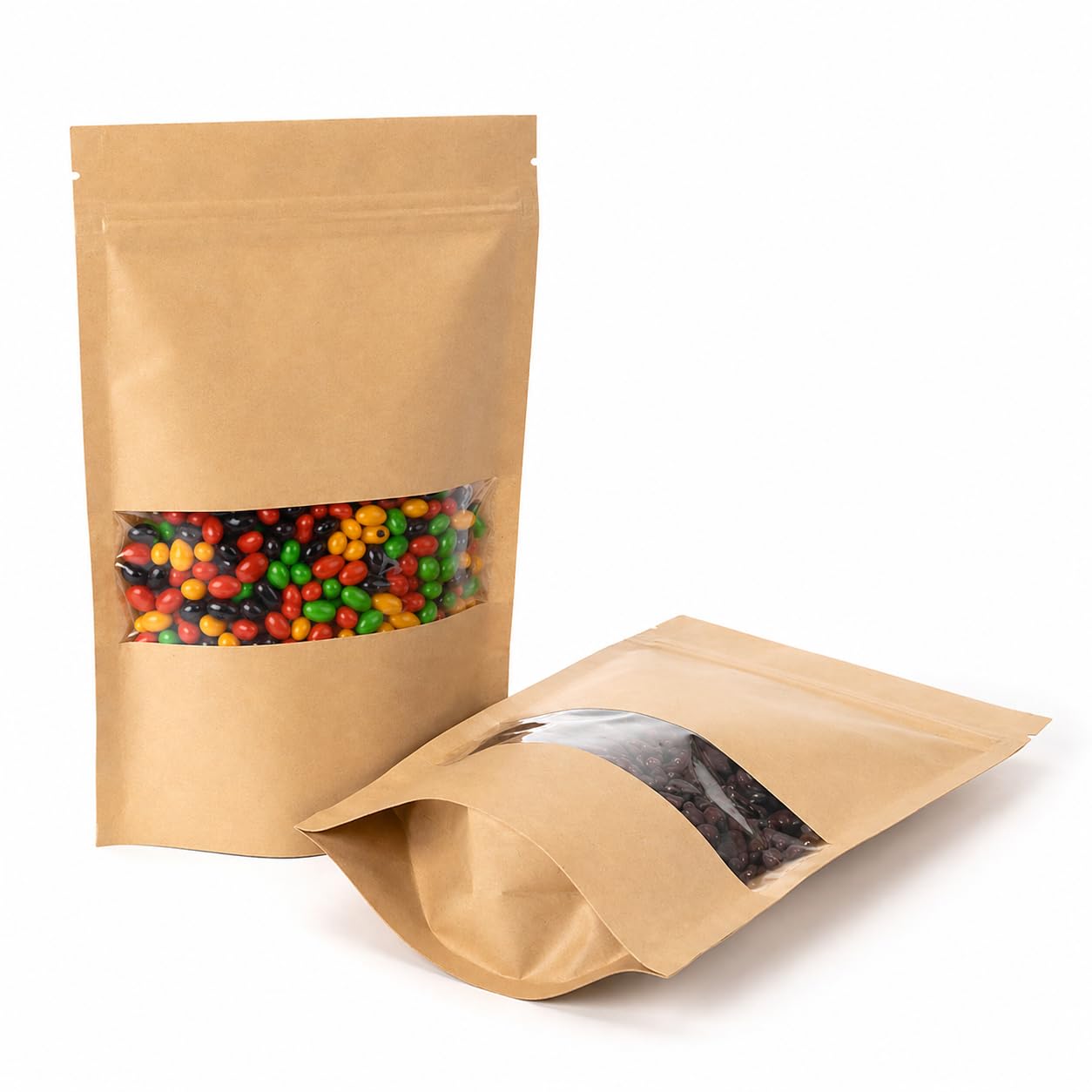Buy ZYGOMA Eco-Friendly Craft Paper Stand Up Pouches | Resealable